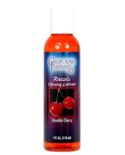 Razzels Warming Lubricant – Kissable Cherry Flavored Lubricant 4 Oz Bottle > Lube > Flavoured