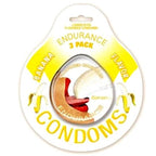 Endurance Condoms - Strawberry - 3 Pack > Essentials > Condoms