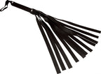 Sex and Mischief Faux Leather Flogger 24 Inches – Sensation Play Accessory Black > Bondage Gear > Whips & Floggers