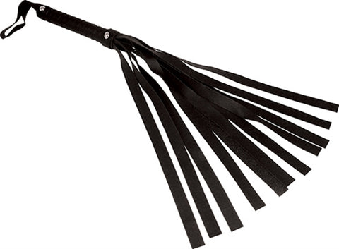 Sex and Mischief Faux Leather Flogger for Sensation Play 24 Inches Whips & Paddles