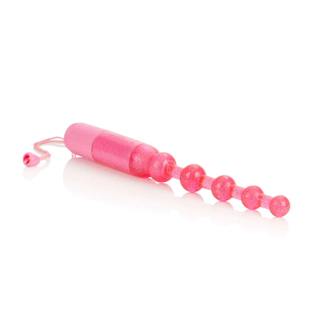 CalExotics Pink Vibrating Pleasure Beads with Beaded Shaft > Anal Range > Anal Beads