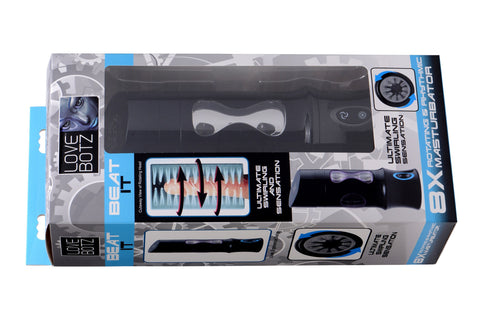 Love Botz Rotating Rhythmic Masturbator with 8 Speeds USB Strokers - Auto