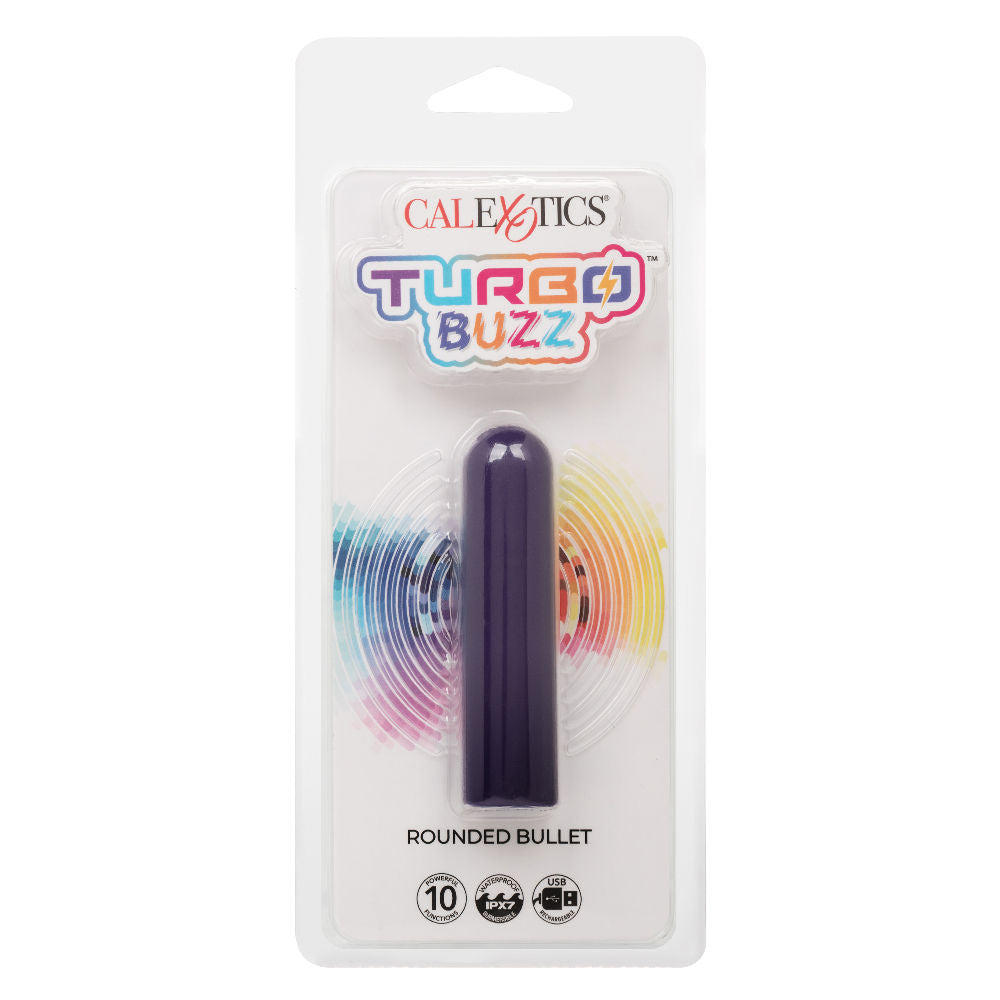 Turbo Buzz Rounded Bullet Vibrator Green Compact Discreet Purple BULLETS