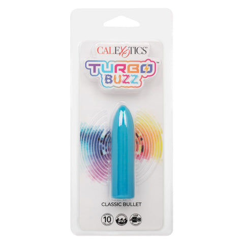 Turbo Buzz Classic Bullet Vibrator Blue Compact Powerful Adult Blue BULLETS