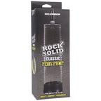 Rock Solid Classic (Black/Clear) – Silicone Sleeve Penis Pump 22cm Clear > Pumps > Penis Pumps