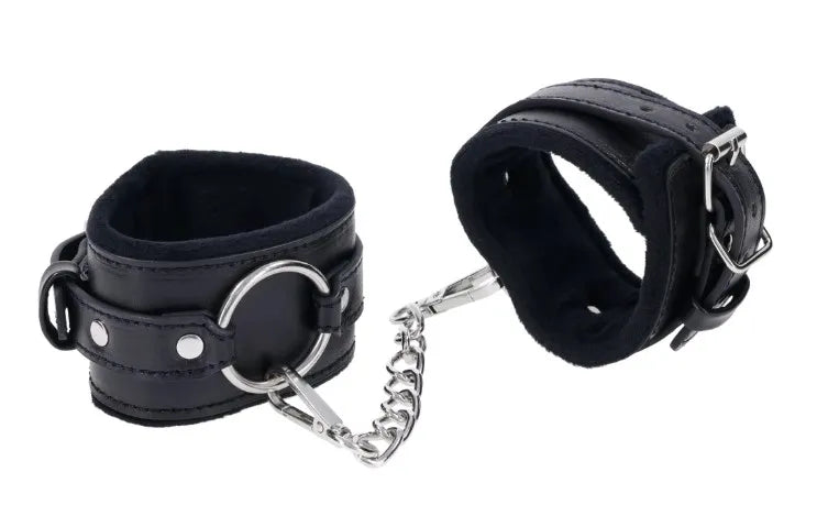 Shadow Handcuffs – Faux Leather Restraint Handcuffs > Bondage Gear > Handcuffs