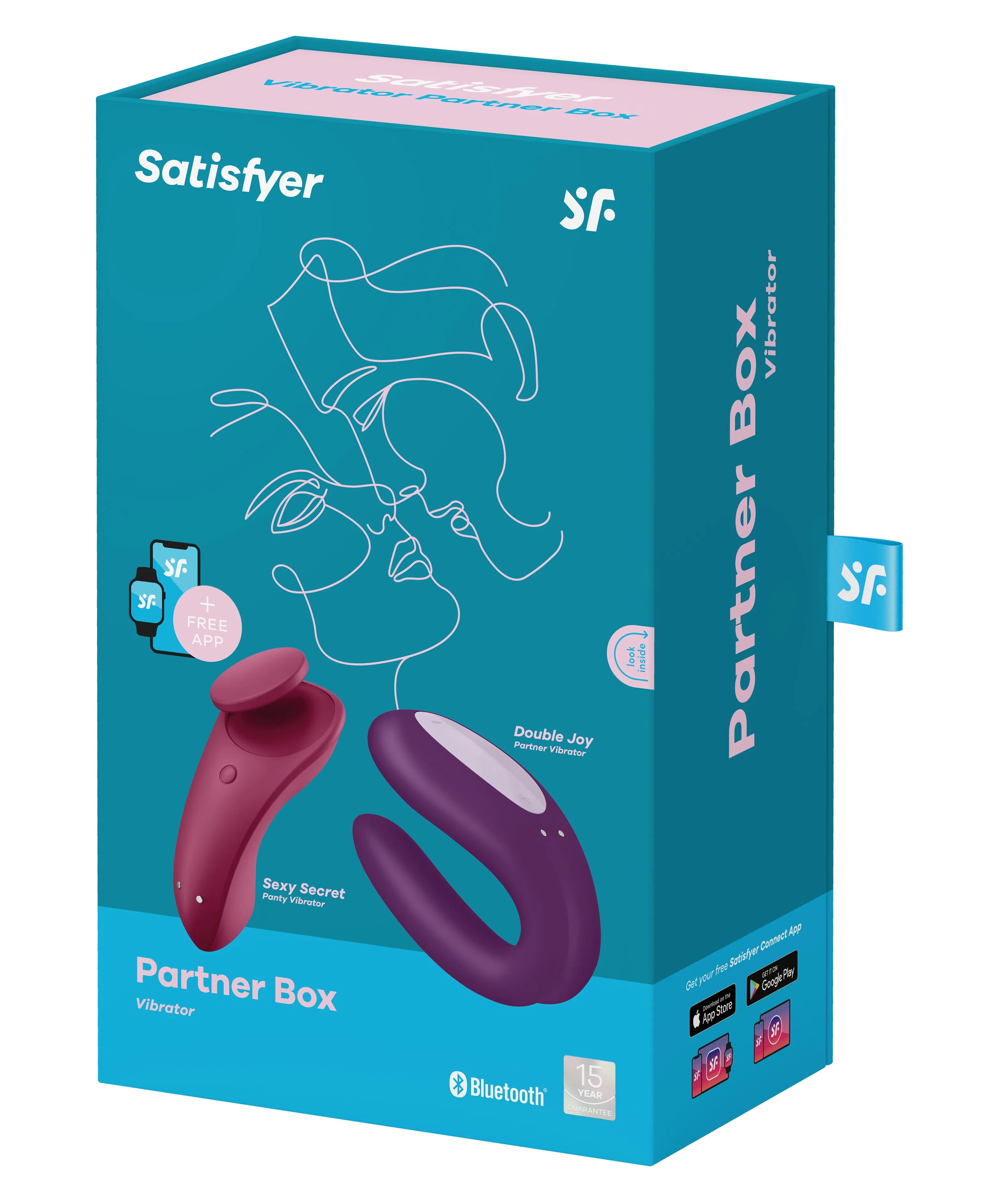 Satisfyer Partner Box 1 – Double Joy and Sexy Secret App-Controlled Vibrators > Sex Toys > Couples Toys