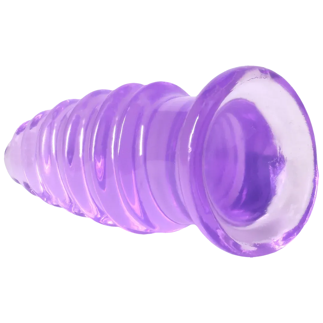 Doc Johnson Crystal Jellies Anal Twist – Phthalate-Free 5 Inch Butt Plug > Anal Range > Butt Plugs