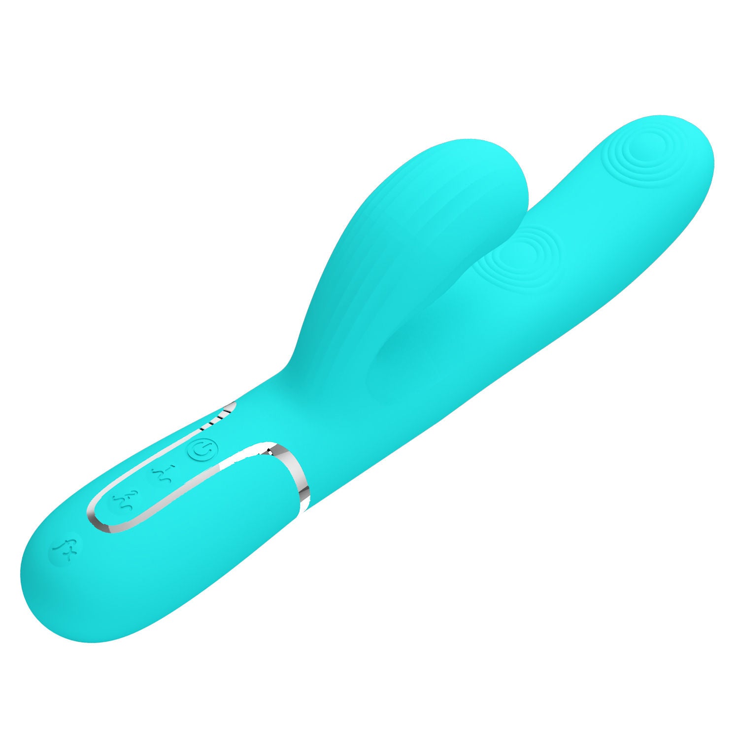 Perdita Twinkled Tenderness Vibrator - Turquoise VIBRATORS-RABBIT