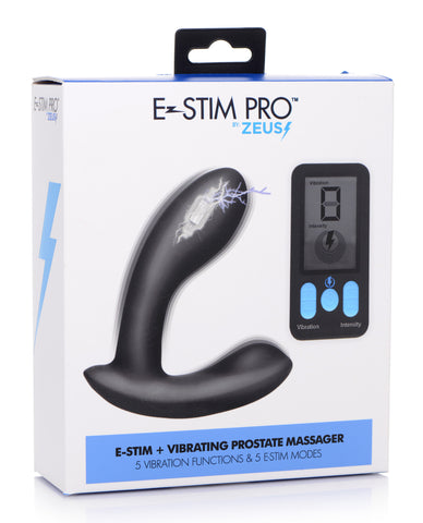 E-Stim Vibrating Prostate Massager for Intense Electro Play Prostate Tools