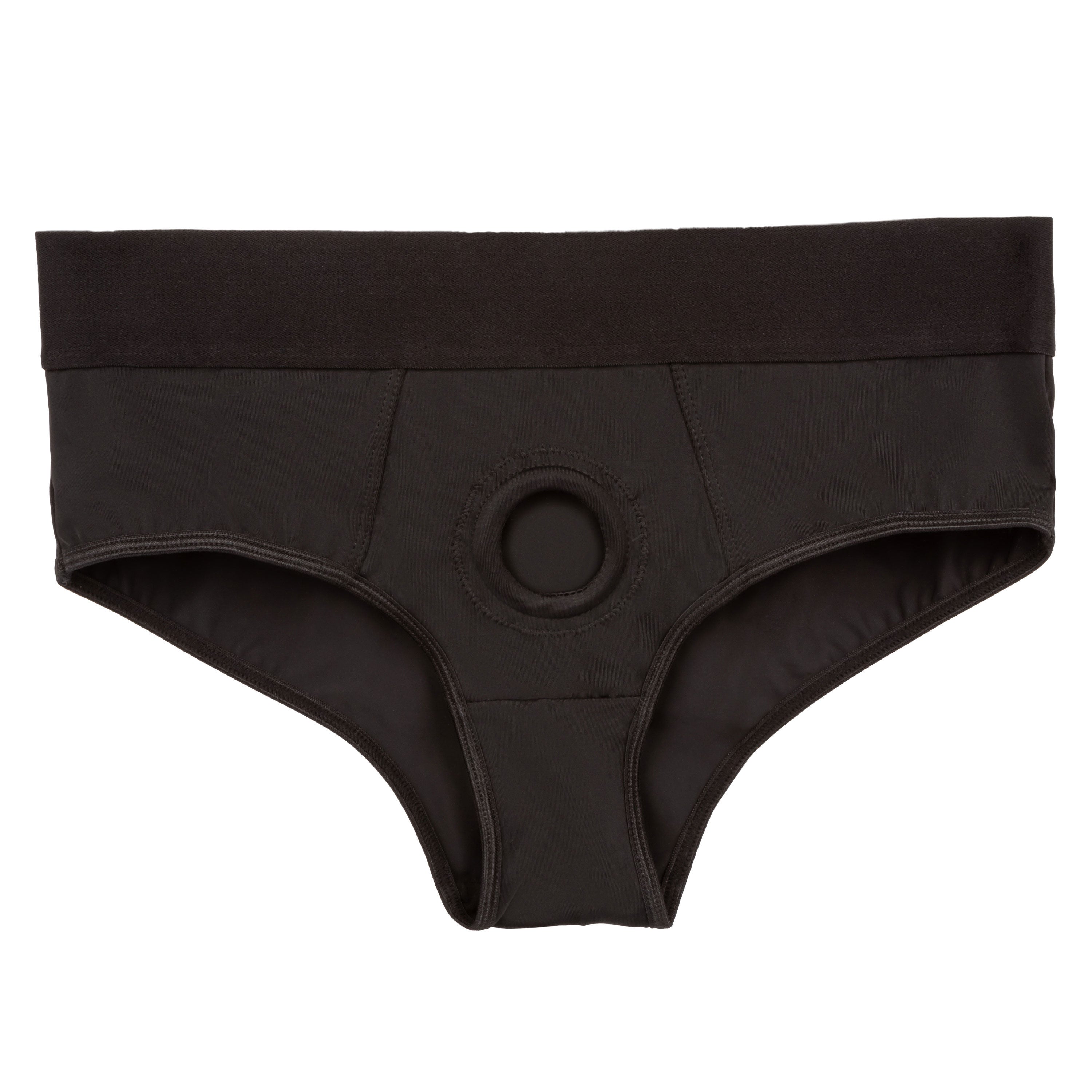 Boundless Backless Brief (Black) – Comfortable Harness Brief > Dildos > Strap On Harnesses