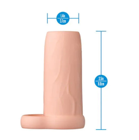 Performance 3.5 Inch Enhancement Sleeve – Soft Flexible Penis Extender Sleeve > Sex Toys For Men > Penis Sleeves