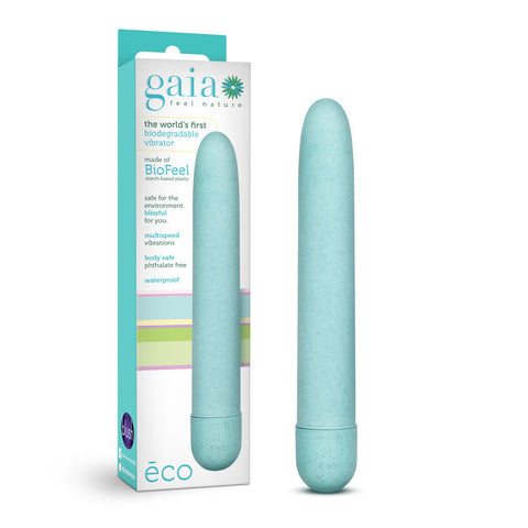 Gaia Eco Aqua Biodegradable Vibrator Made From Biofeel Material Vibrators