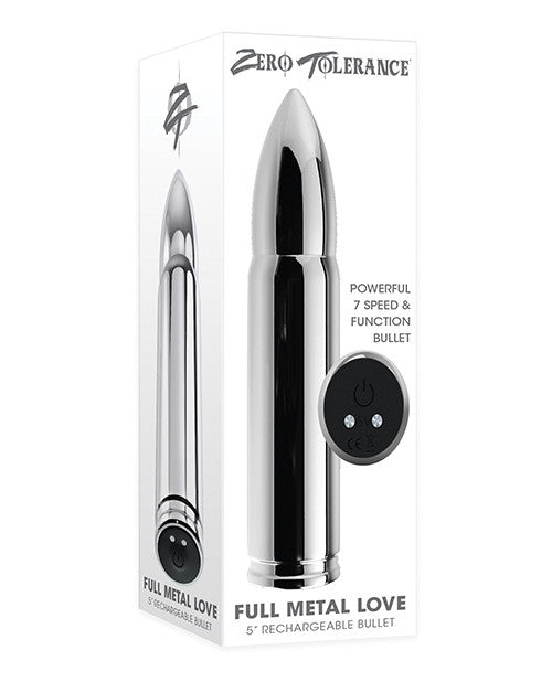 Full Metal (Silver) – Durable Metal Bullet > Vibrators > Mini Vibrators