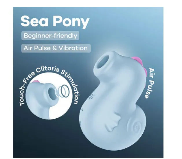 Satisfyer Sea Pony – Air Pulse and Vibrator with Dual Stimulation > Sex Toys For Ladies > Air Pulsation