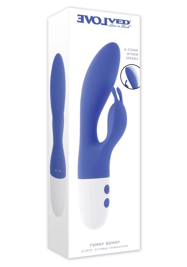 Evolved Funny Bunny – 20 cm USB Rechargeable Rabbit Vibrator > Vibrators > Ladies > Rabbit