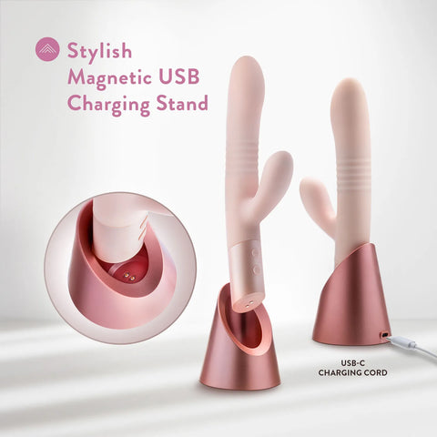 Blush Fraya (Pink) – Rabbit Vibrator 5.25 Inch Insertable > Vibrators > Ladies > Rabbit