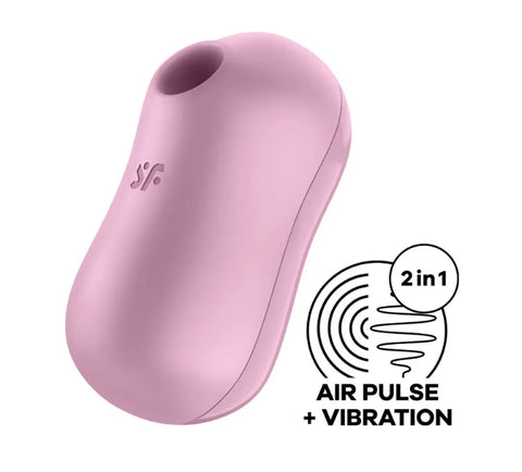 Satisfyer Cotton Candy – Air Pulse Stimulator Plus Vibrator