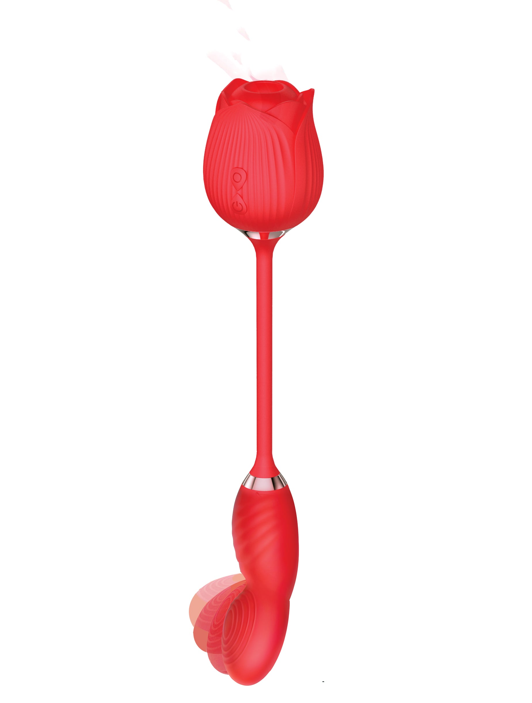 Wild Rose Come Hither & Suction Vibrator Rose Stimulators