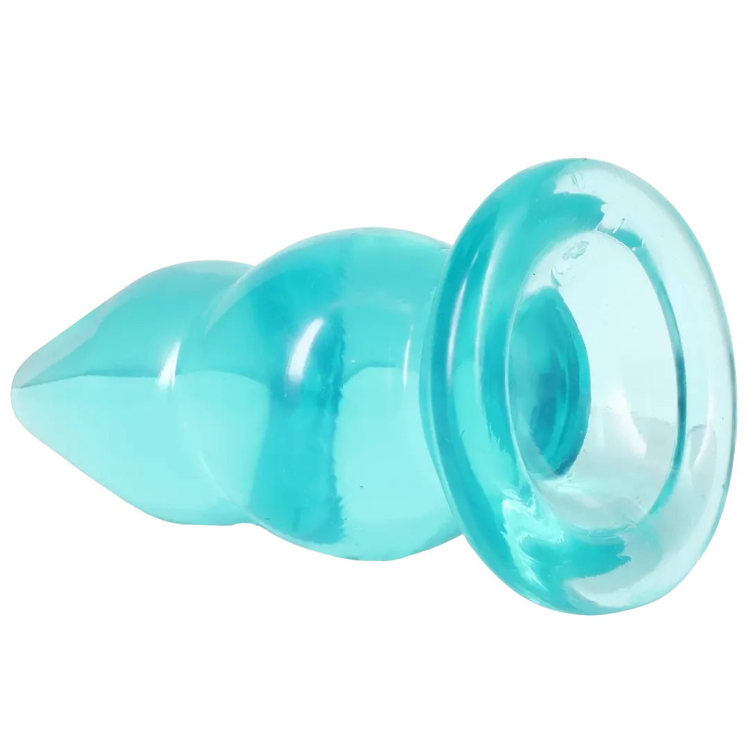 Crystal Jellies Double Pop Plug – Phthalate-Free Silicone 6 Inch Butt Plug > Anal Range > Butt Plugs