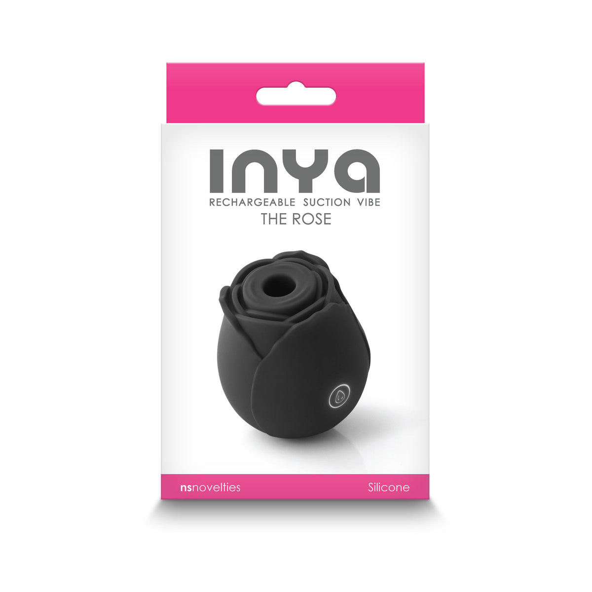Inya The Rose (Black) – Rechargeable Waterproof Suction Vibrator > Sex Toys For Ladies > Rose Stimulators