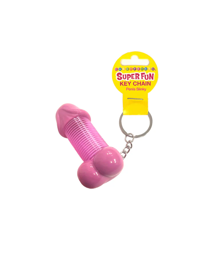 Little Genie Super Fun Penis Slinky Keychain Set of 6 – Novelty Keychains Secondary image