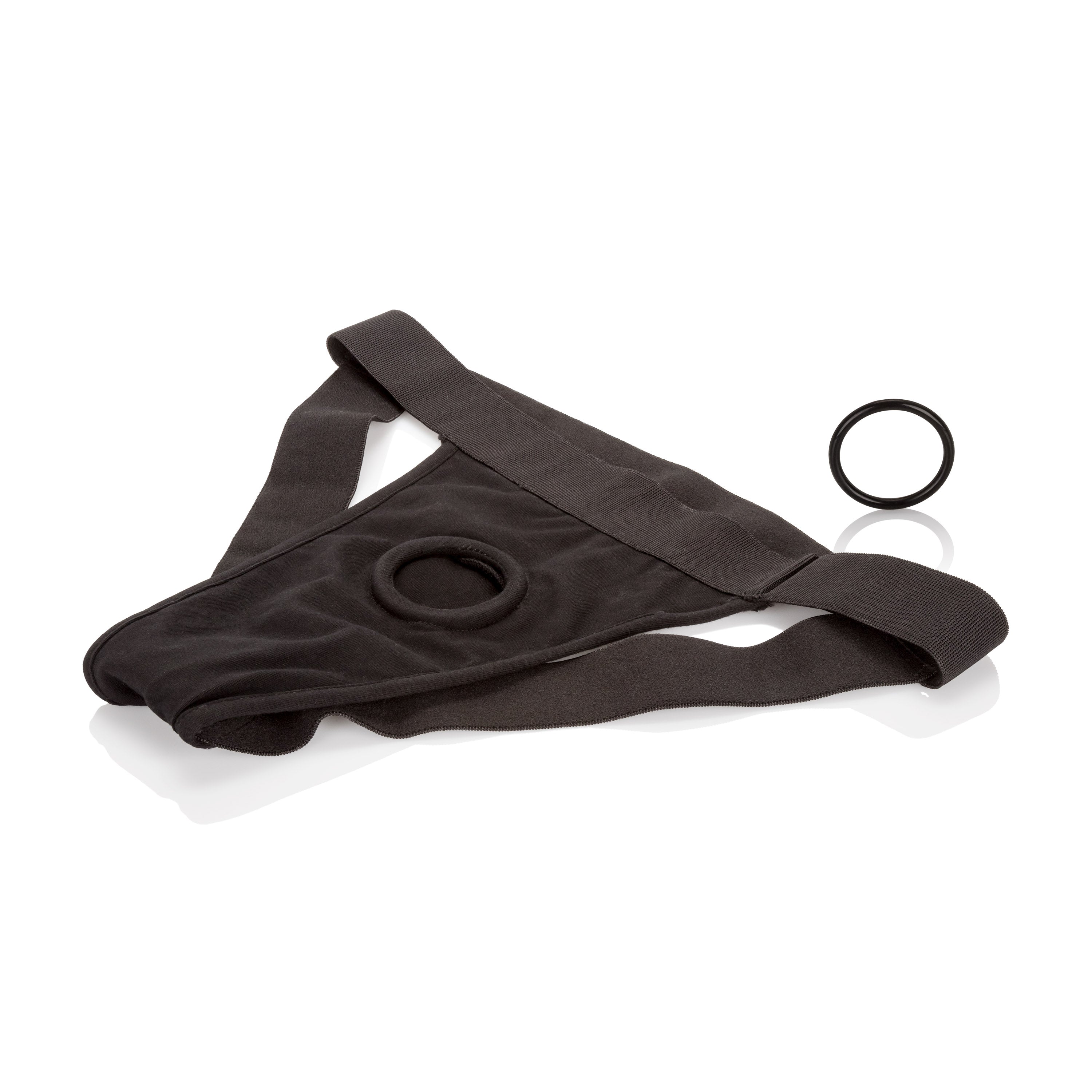 Packer Gear Jock Strap With Wide Waistband and Reinforced O-Ring Black Packers