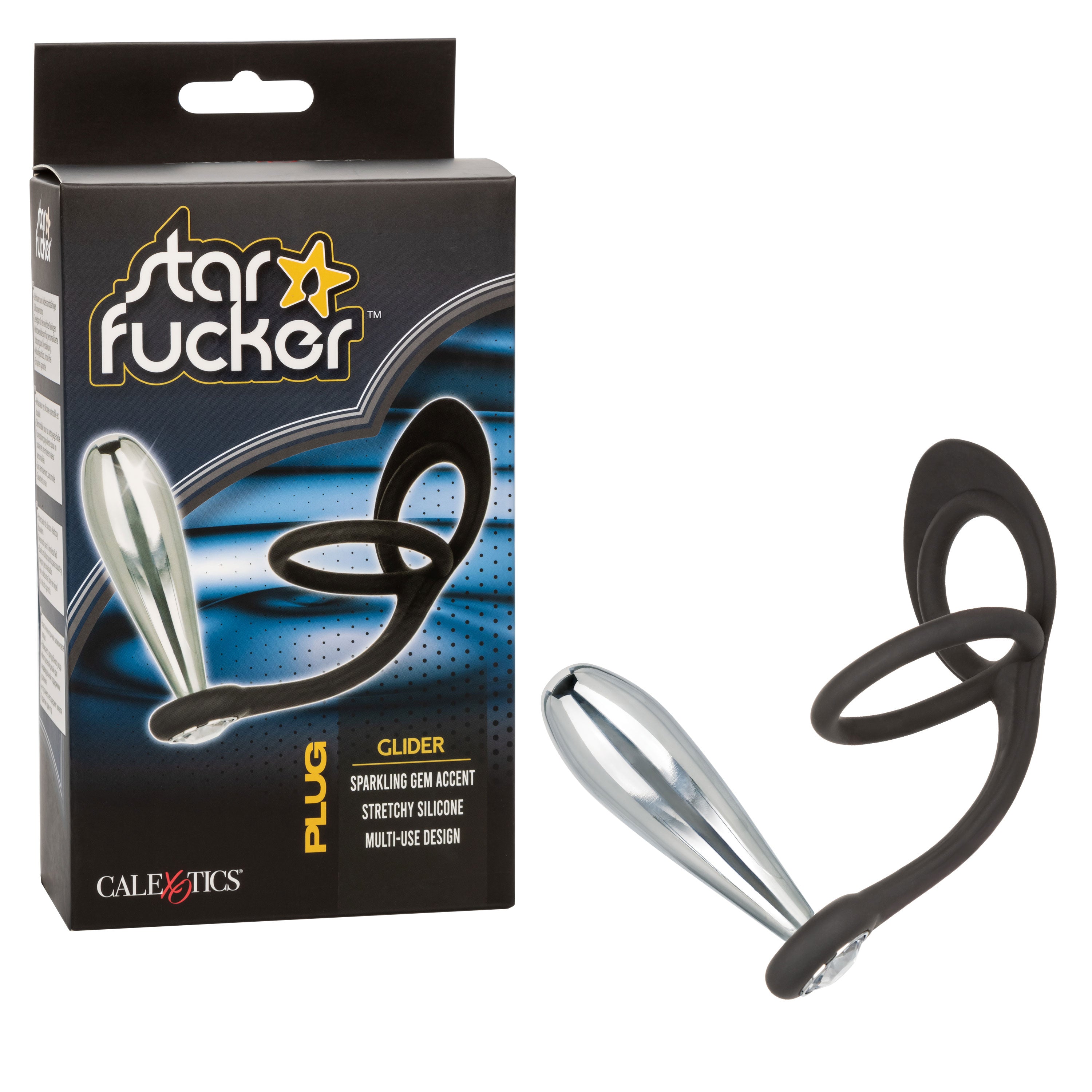 Star Rider Glider Plug And Cockring Enhancer Premium Set COCK RINGS
