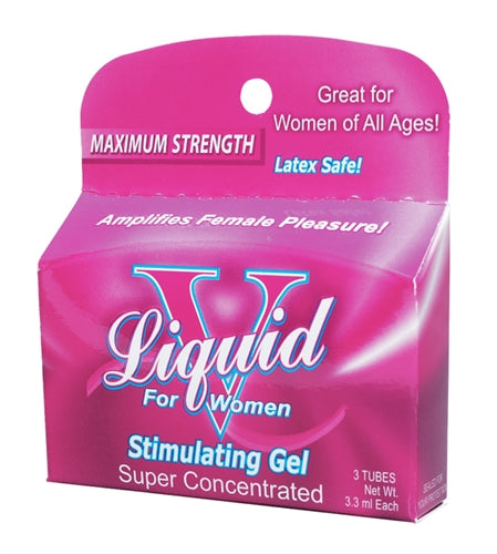 Liquid V Clitoral Stimulating Gel – Thick Formula 3 Tube Box Clitoral Stimulation Gel Default Title > Essentials > Womens Enhancers