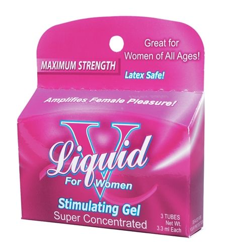 Liquid V Clitoral Stimulating Gel 3 Tube Box for Women Default Title Enhancers Female