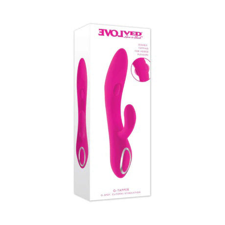 Evolved G-Tapper – USB Rechargeable Rabbit Vibrator with Dual Motors and Flexible G-Spot Shaft > Vibrators > Ladies > Rabbit
