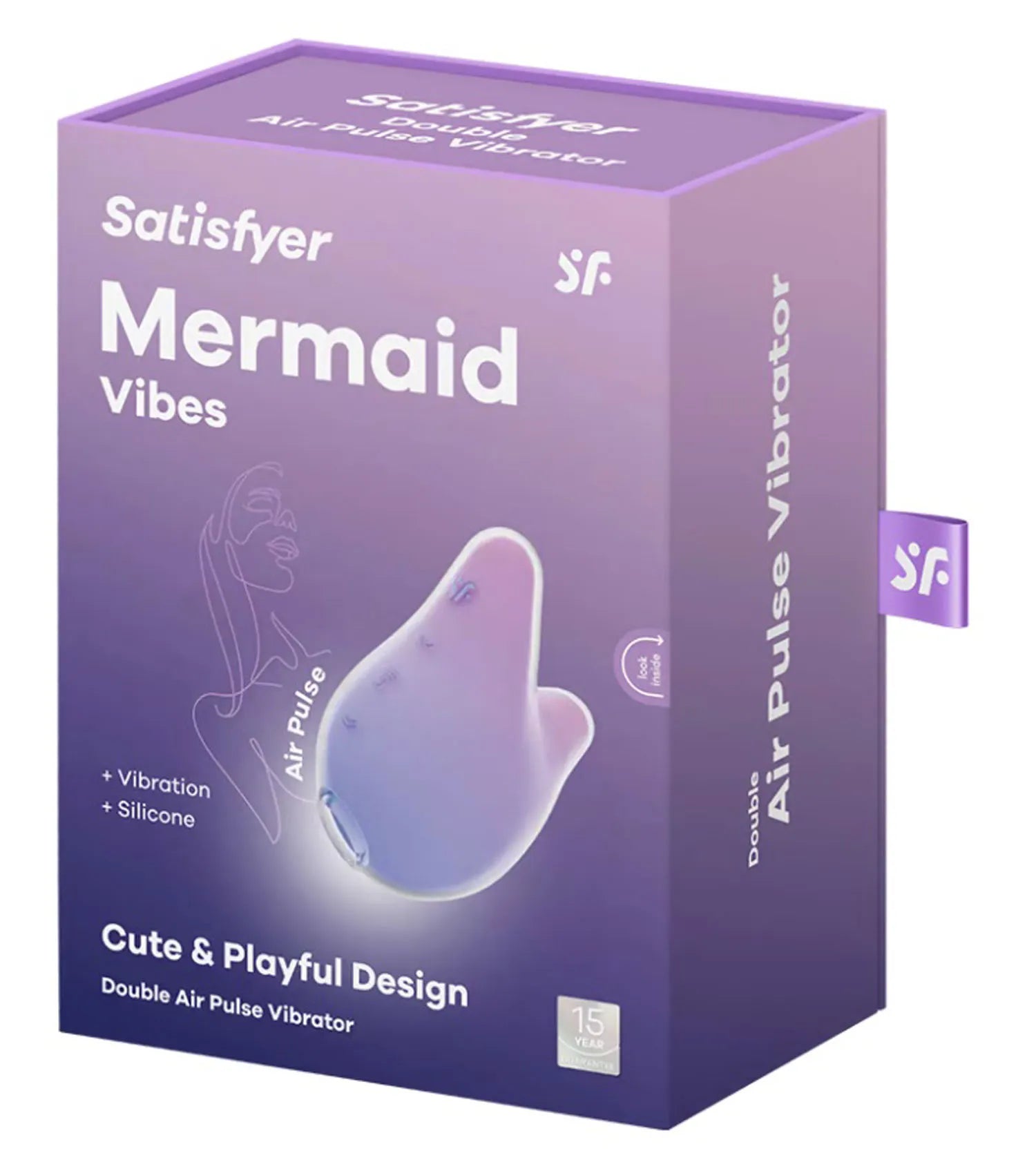 Satisfyer Mermaid Vibes – Waterproof Pressure Wave and Vibrator Device Multi > Sex Toys For Ladies > Air Pulsation