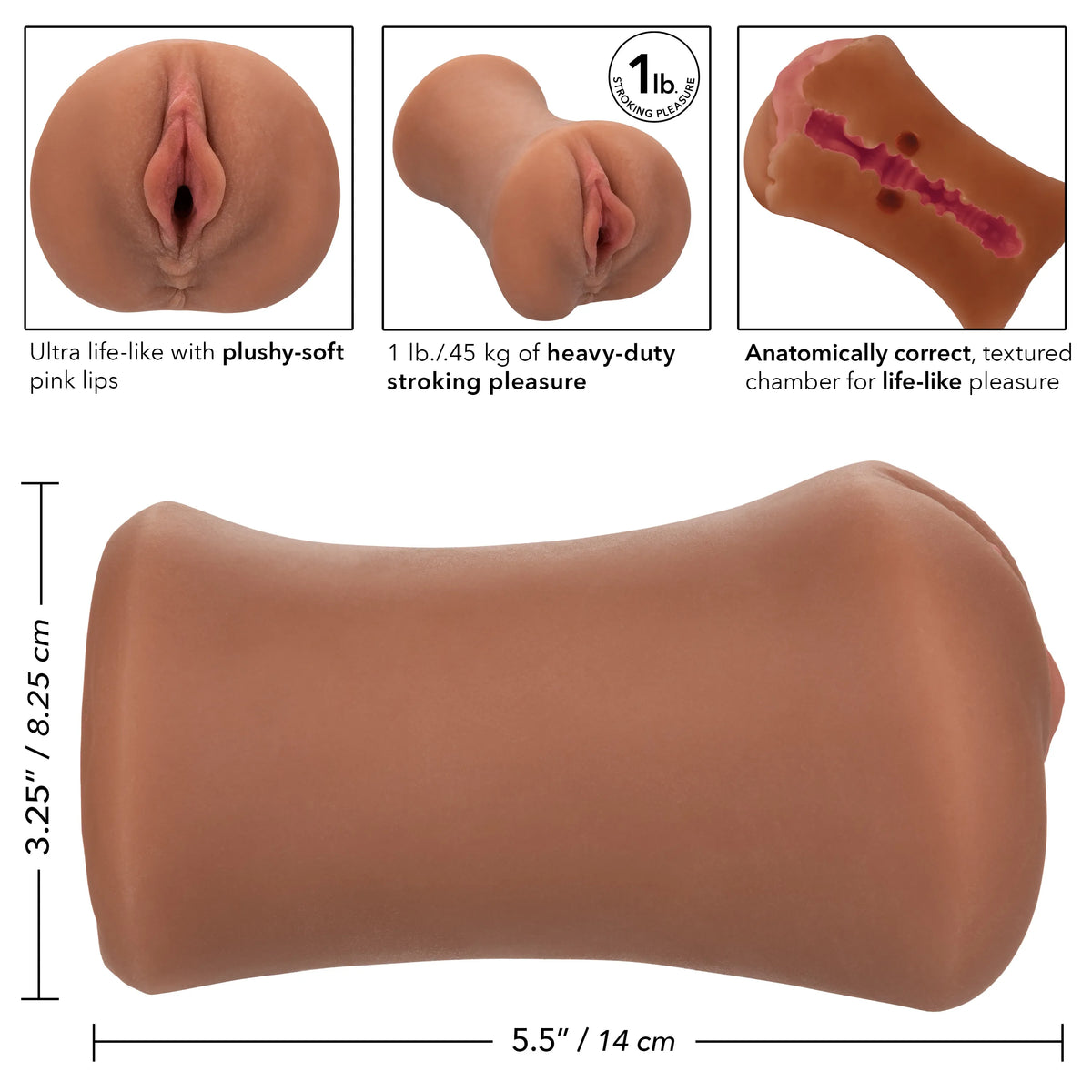 Stroke It Tight Pussy – Heavy-Duty Stroking Sleeve > Sex Toys For Men > Masturbators > Manual