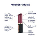 Deep Kiss – Discreet Pressure Wave Air Pulse Vibrator > Sex Toys For Ladies > Air Pulsation