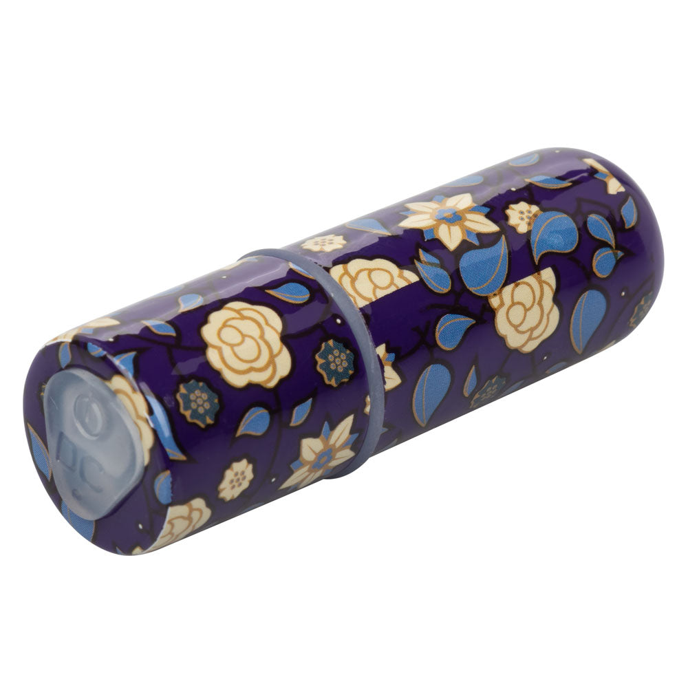 Naughty Bits Just The Tip Bullet Vibrator 3 Inch Floral Pattern Compact Mini Massager BULLETS