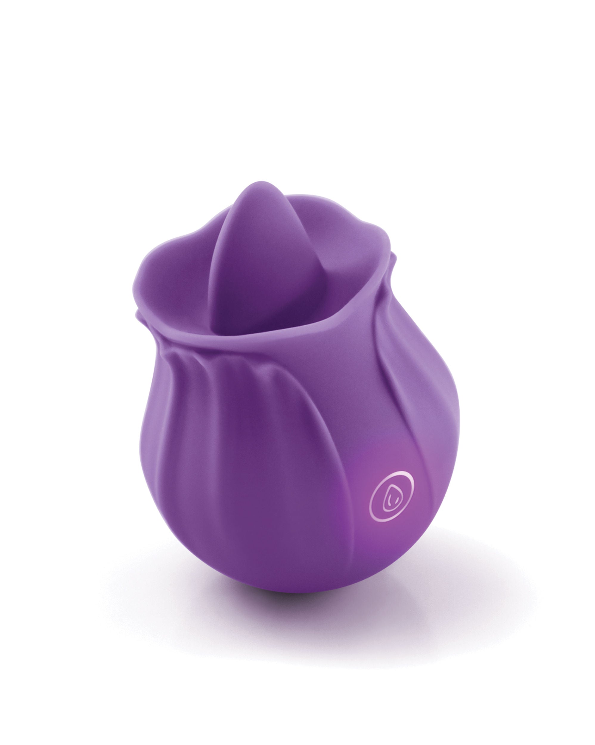 Inya The Kiss Purple Rechargeable Clitoral Tongue Vibrator Suction Stimulator