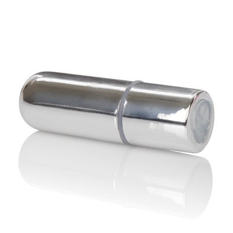 CalExotics Rechargeable Mini Bullet Vibrator Silver USB Rechargeable Compact Waterproof BULLETS