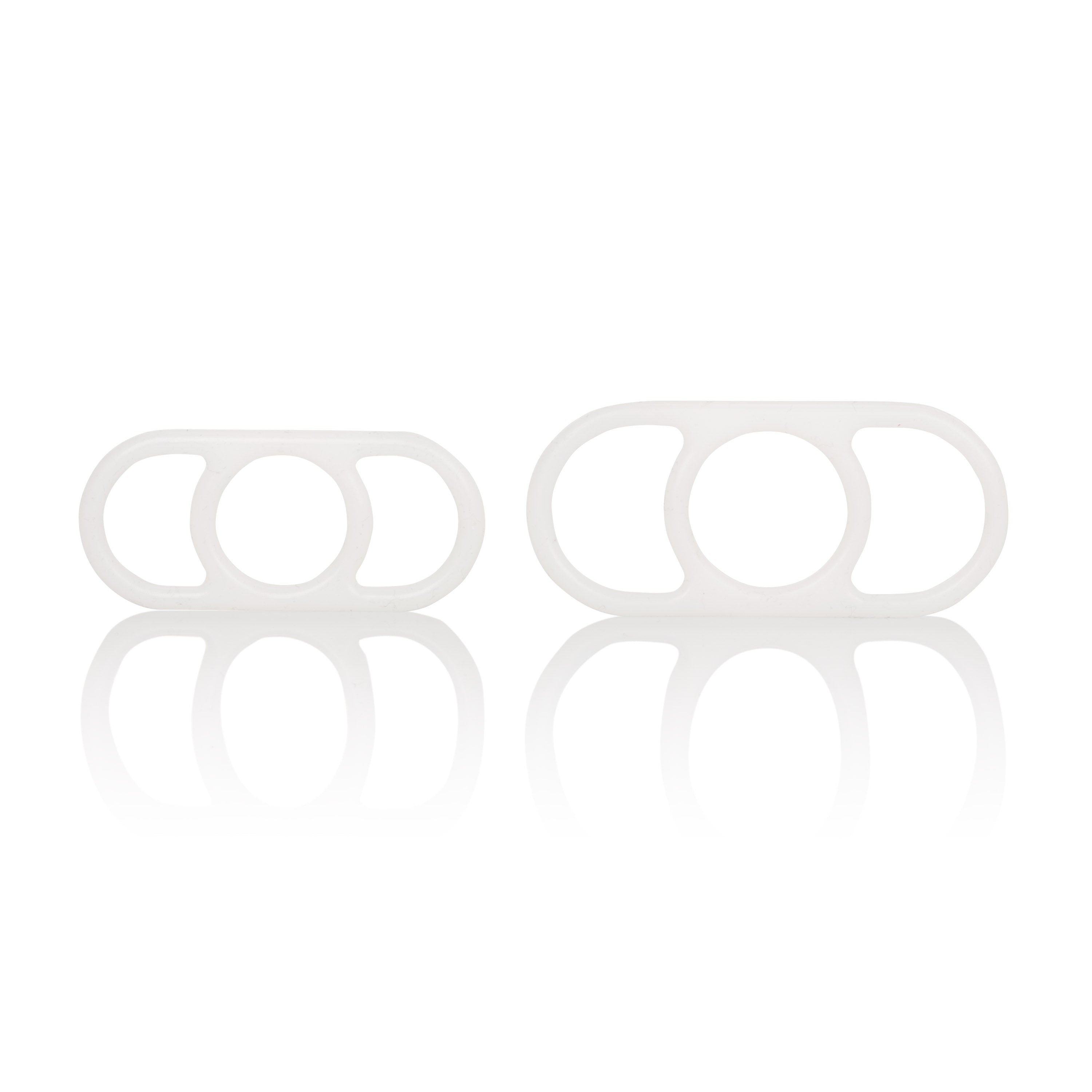 Silicone Erection Enhancer Rings Set of Two for Male Enhancement COCK RING Set