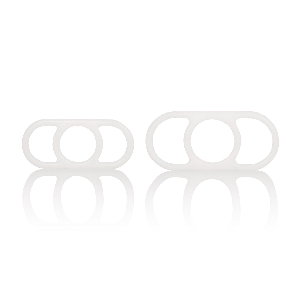 CalExotics Silicone Erection Enhancer Rings Set of Two – Soft Stretchy Male Enhancement Rings > Cock Ring > Sets