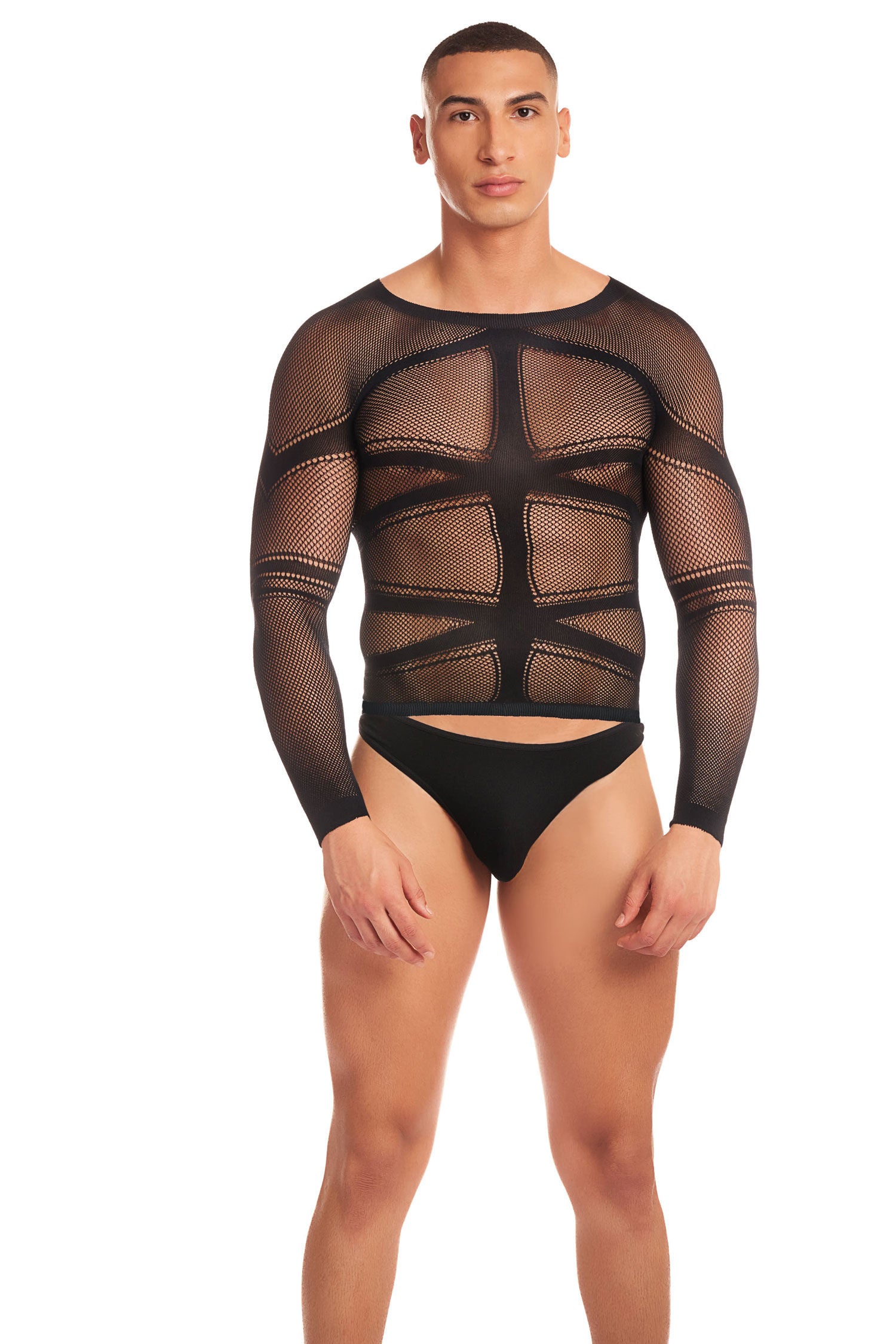 Cam Boy 2-Piece Set Black Small Medium Men's Intimate Apparel Black Mens Apparel