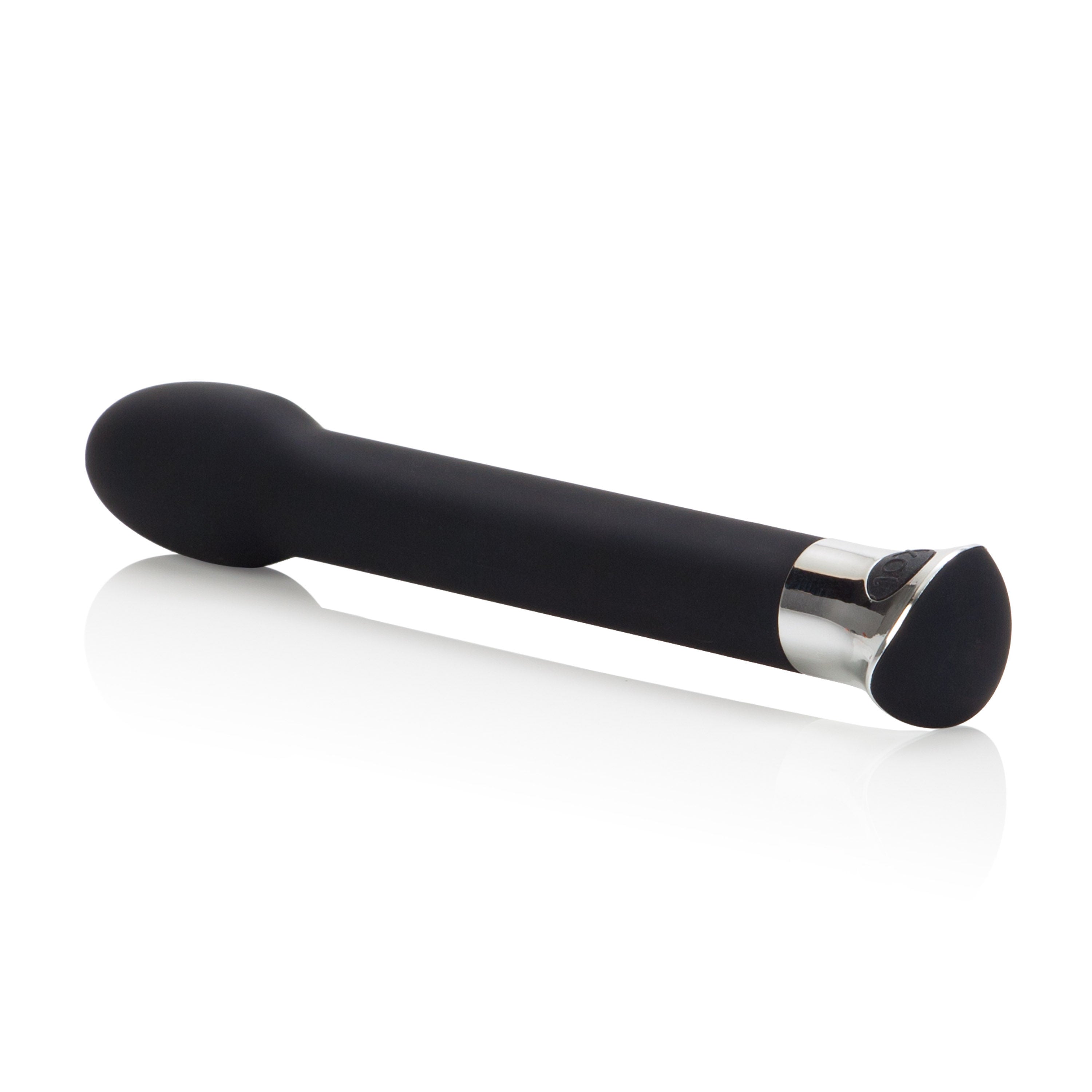 10-Function Risque Tulip Vibrator in Sleek Black | Blue Design > Sex Toys For Ladies > Rose Stimulators
