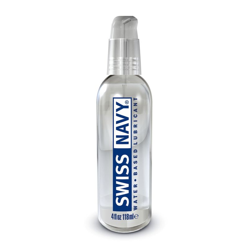 Swiss Navy Water Based Lubricant 4 Ounce 118 ml Water Based Lube