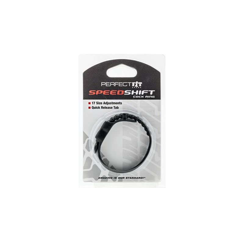 Speed Shift Adjustable Comfort Ring in Black COCK RINGS