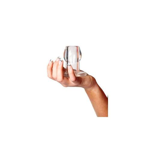 Perfect Fit Tunnel Plug Medium Clear Butt Plugs - Hollow