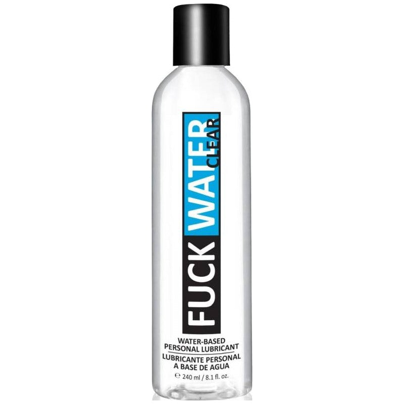 FuckWater Water Based Clear Lubricant 8oz 240ml Clear Lubricants, Creams & Glides