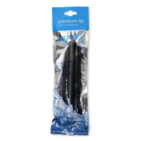 Ergoflo 13cm Plastic Nozzle for Flexible Shower Hoses Black Douches