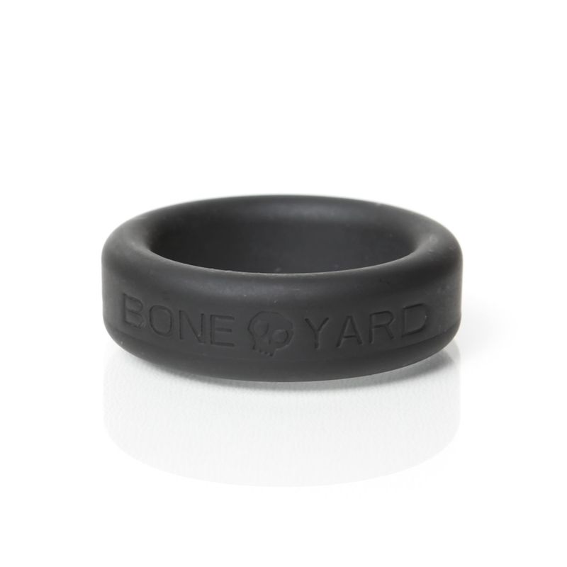 Boneyard Silicone Cock Ring 30mm Black > Cock Ring > Single