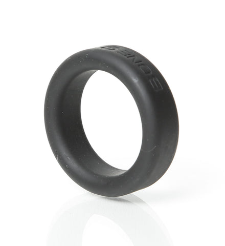 Boneyard Silicone Cock Ring 30mm Black Cockrings