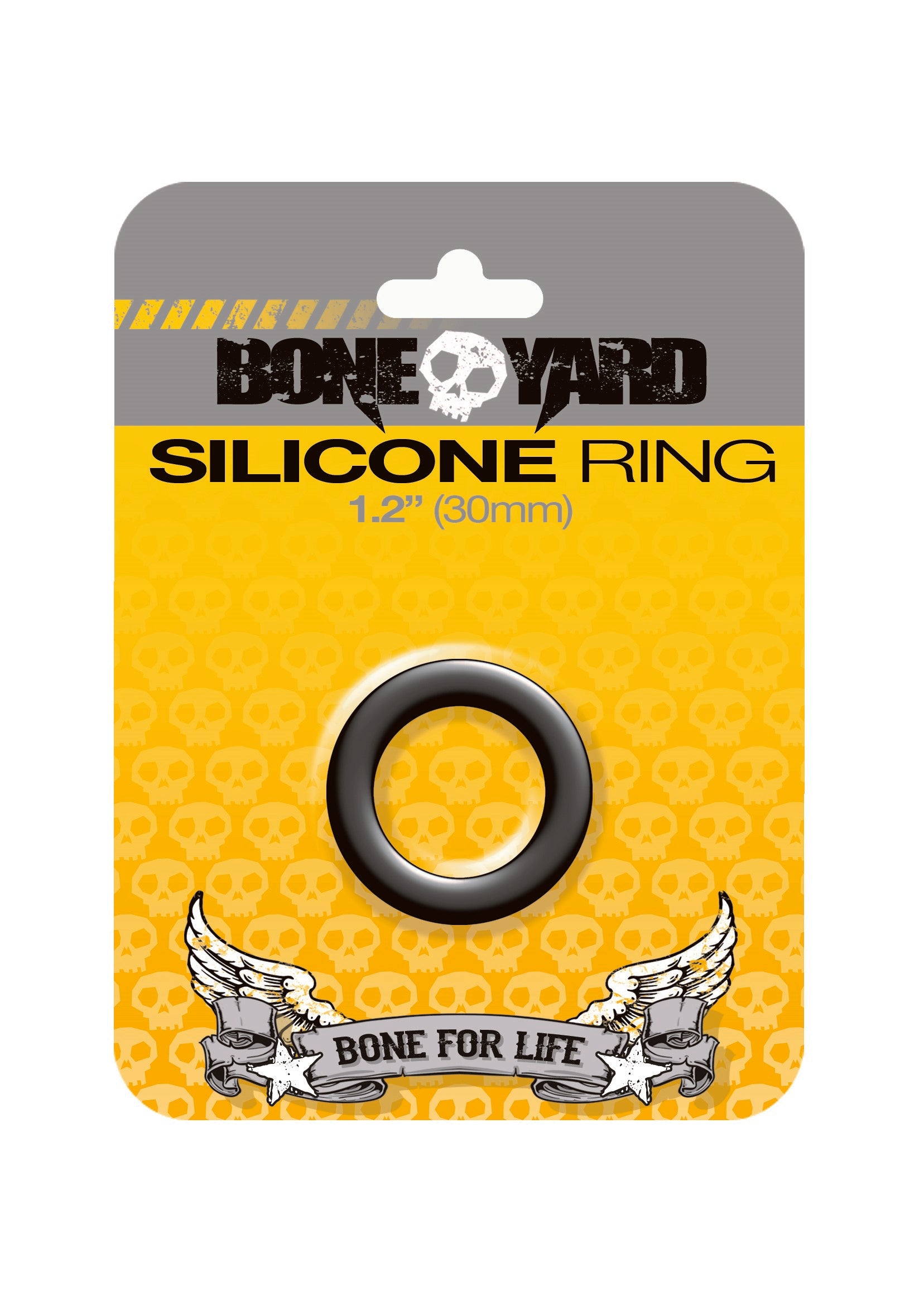 Boneyard Silicone Cock Ring 30mm Black > Cock Ring > Single