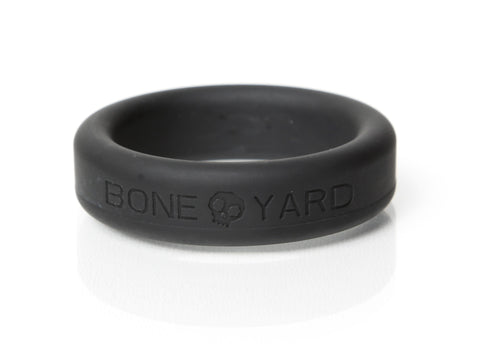 Boneyard Silicone Ring 35mm Black Adult Toy Cockrings